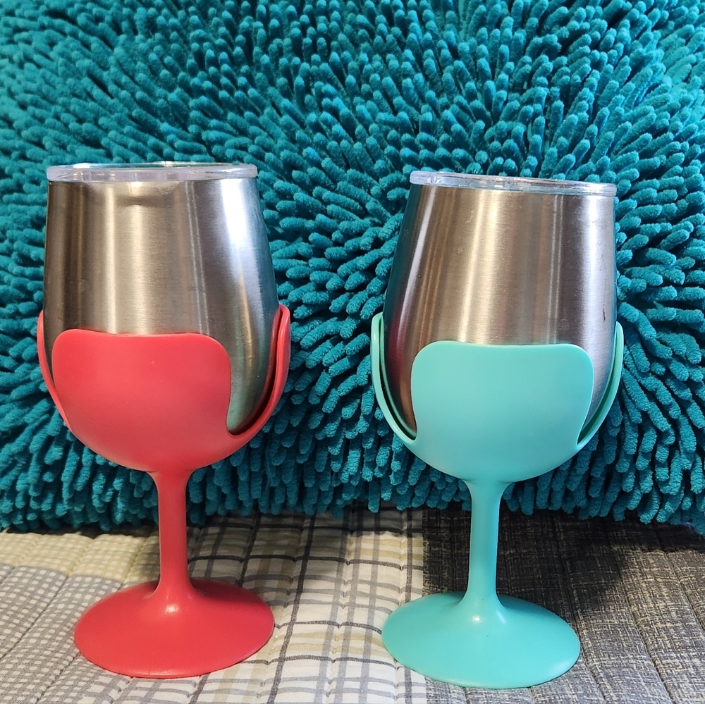 Camco 2pc Wine set tumblers